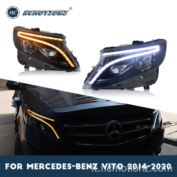 HcMotionz Mercedes Vito 2014-2020 Classe V Luci anteriori
